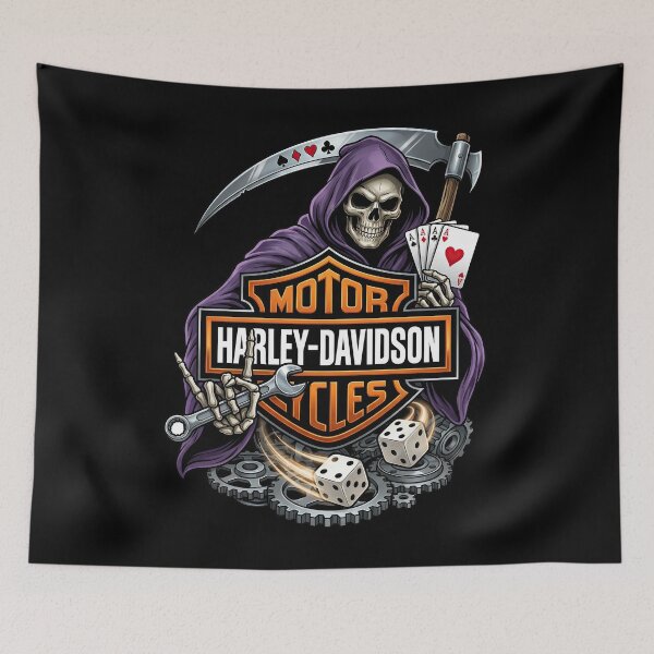 Item preview, Harley Davidson Classic American Biker Graphic Design designed and sold by enzoade.