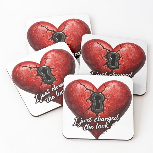 Item preview, I Just Changed The Lock Heart designed and sold by madebysiwa.