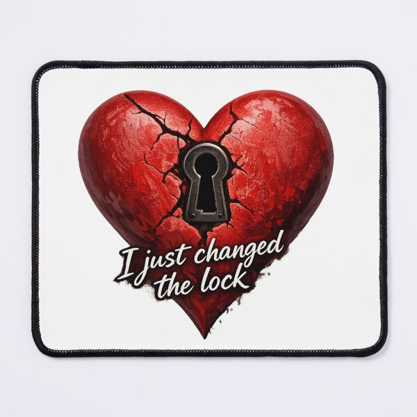 Item preview, I Just Changed The Lock Heart designed and sold by madebysiwa.