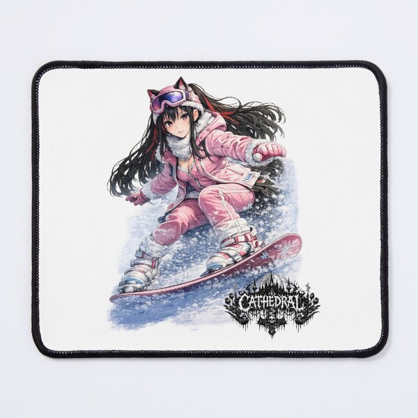 Item preview, Catgirl Snowboard CATHEDRAL designed and sold by GothCatHedral.