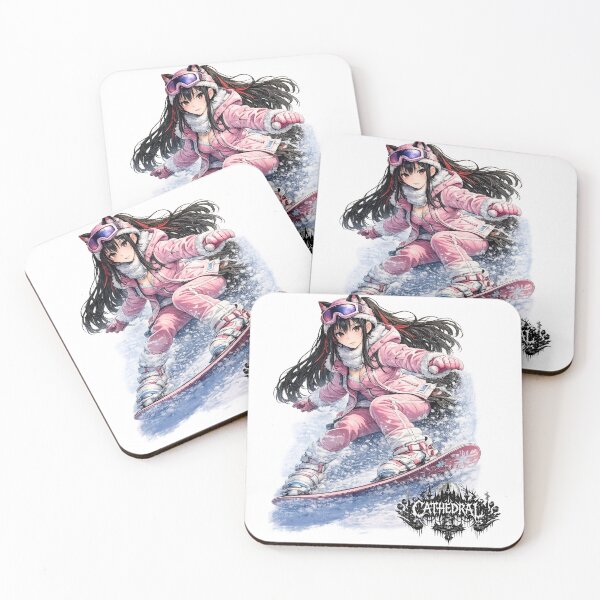 Item preview, Catgirl Snowboard CATHEDRAL designed and sold by GothCatHedral.