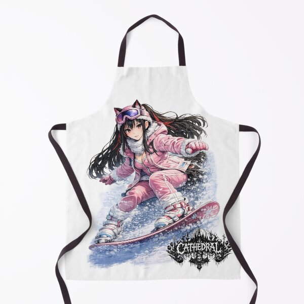 Item preview, Catgirl Snowboard CATHEDRAL designed and sold by GothCatHedral.
