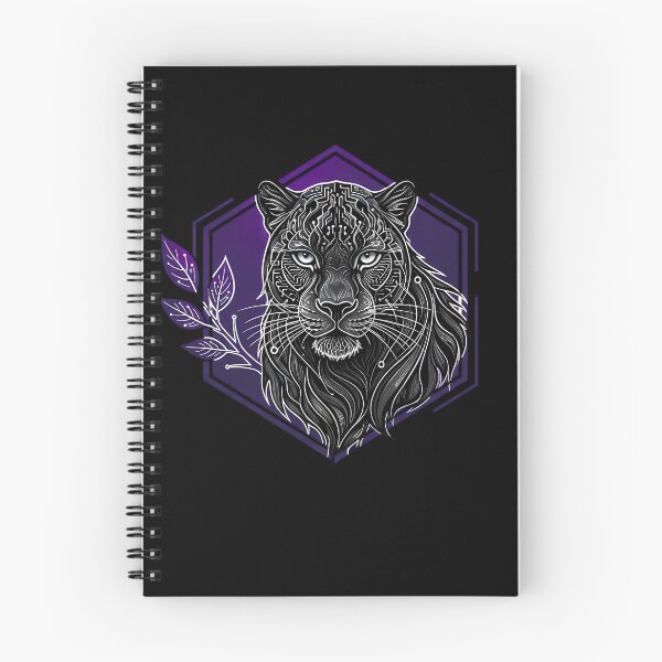 Item preview, Cyber jaguar Tech Art - Futuristic Neon Circuit Shadow Predator Illustration designed and sold by AbulailArt.