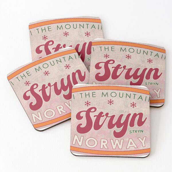 Item preview, Stryn, Norway, Stryn, Ski, textured skiing badge designed and sold by Wanderful-roads.