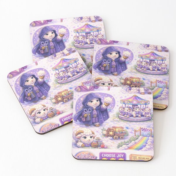 Item preview, Sheep Party 2 - Pasture Collage of Cute Control (My Little Sheep Parody) designed and sold by Thpoar.