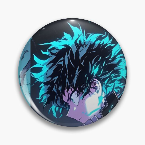 Item preview, Emerald Energy Awakening – Neon Anime Hero Power Surge designed and sold by Dyan4.