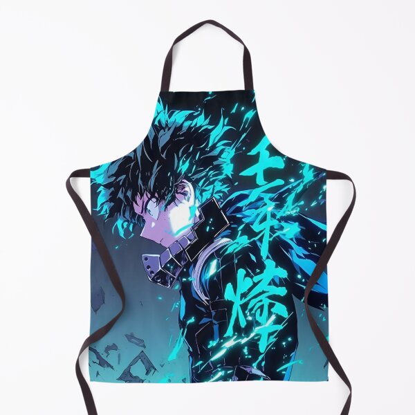Item preview, Emerald Energy Awakening – Neon Anime Hero Power Surge designed and sold by Dyan4.