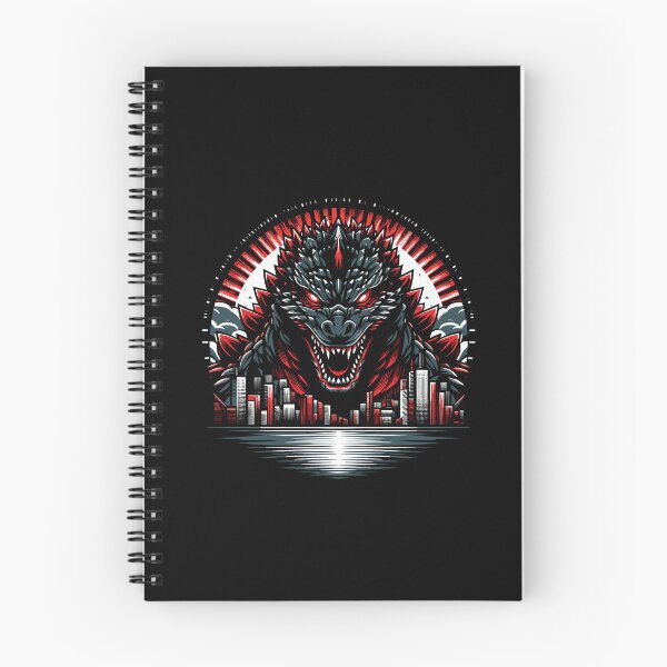 Item preview, Bold illustration of a ferocious monster towering over a city skyline at dusk. designed and sold by beast-net.