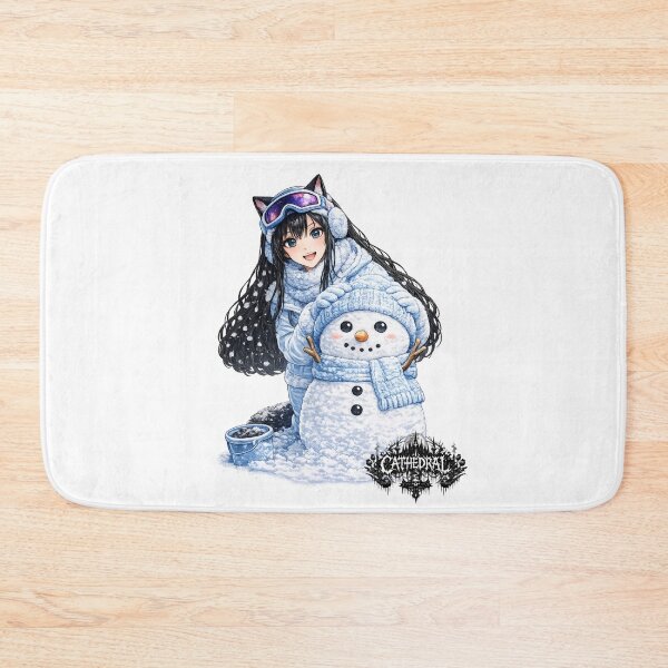 Item preview, Catgirl Snowman CATHEDRAL designed and sold by GothCatHedral.
