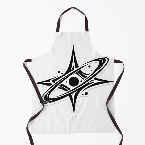 Item preview, Abstract Space Orbit Symbol – Minimal Black and White Geometric Design designed and sold by Artistmonkey345.