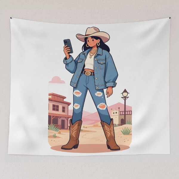 Item preview, Modern Cowgirl Street Style designed and sold by Uglyandcute.