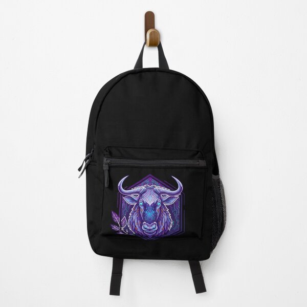 Item preview, Cyber Wildebeest Tech Art - Futuristic Neon Circuit Gnu Illustration designed and sold by AbulailArt.