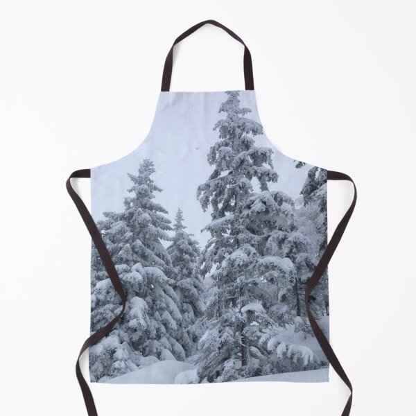 Item preview, Snow Covered Pine Trees in Soft Winter Snowfa designed and sold by MatthewHeights.