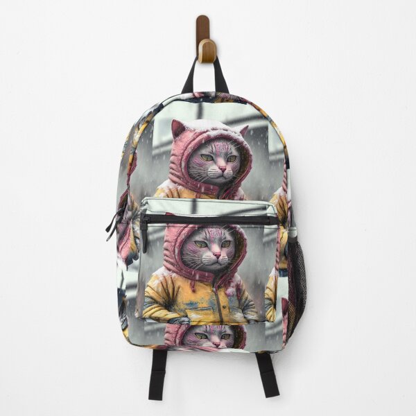 Item preview, Urban Cat in Winter - Design with Snow Jacket designed and sold by Hipatye26.