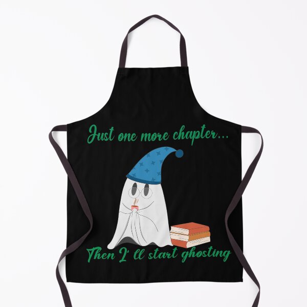 Item preview, Just One More Chapter Then I’ll Start Ghosting – Funny Halloween Book Lover Ghost designed and sold by momosartstudio.