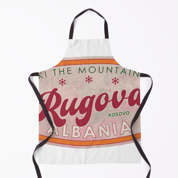Item preview, Rugova, Albania, Kosovo, Ski, textured skiing badge designed and sold by Wanderful-roads.