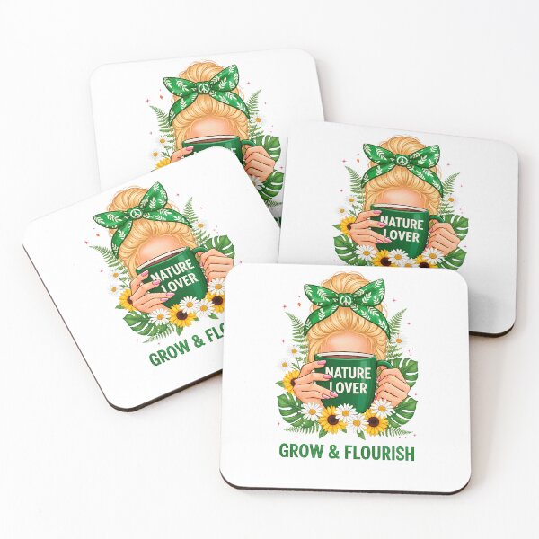 Item preview, Nature Lover: Grow & Flourish – Botanical Illustration with Sunflowers and Daisies designed and sold by Polarisofficial.
