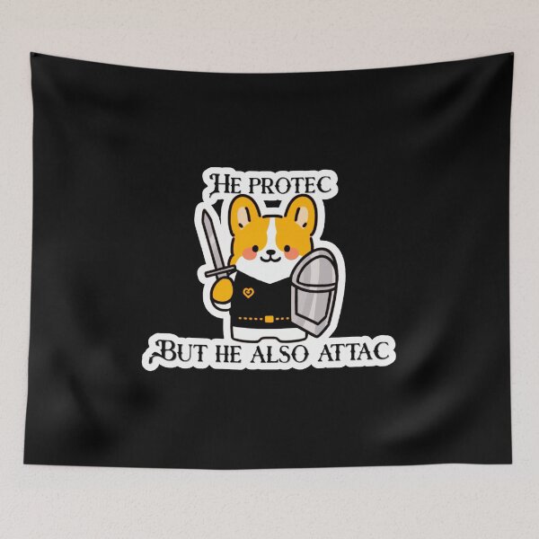 Item preview, Braveheart Barkley - He Protec, but he also attac. designed and sold by Newdlebobs.
