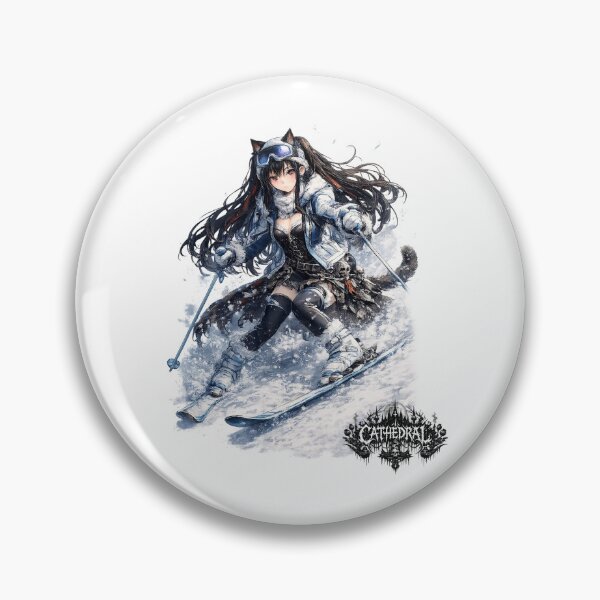 Item preview, Catgirl Ski CATHEDRAL designed and sold by GothCatHedral.
