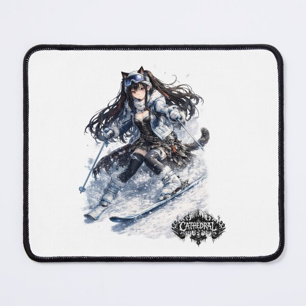 Item preview, Catgirl Ski CATHEDRAL designed and sold by GothCatHedral.