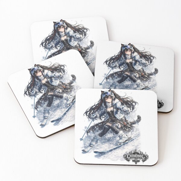 Item preview, Catgirl Ski CATHEDRAL designed and sold by GothCatHedral.
