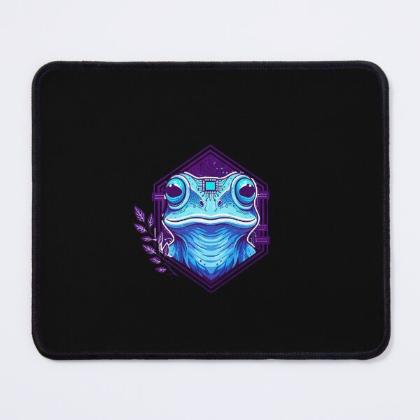 Item preview, Cyber Frog Tech Art - Futuristic Neon Circuit Amphibian Illustration designed and sold by AbulailArt.