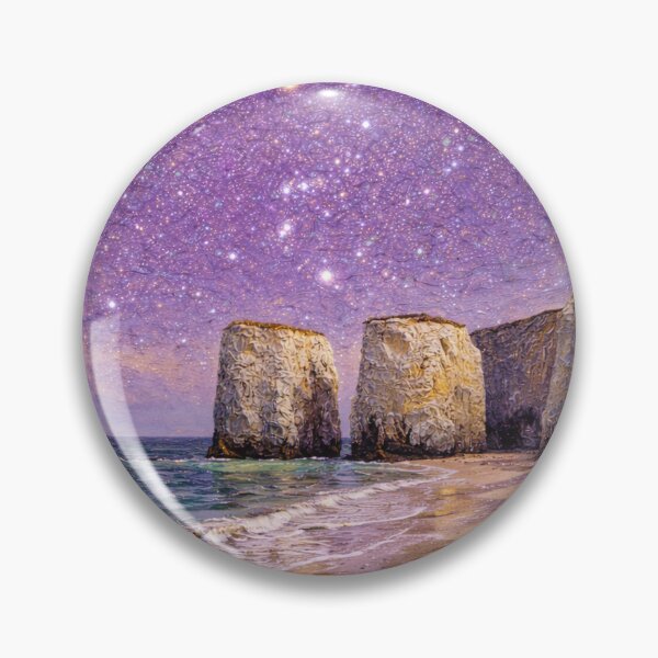 Item preview, Botany Bay with violet skies designed and sold by chihuahuashower.