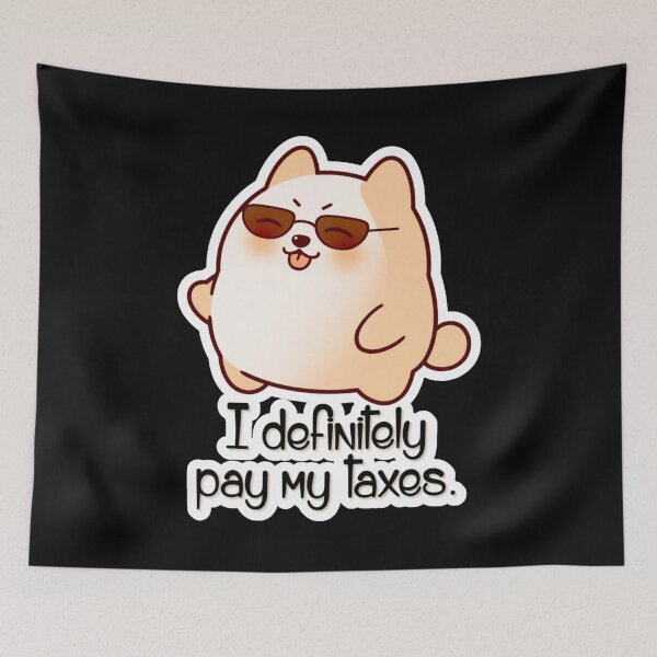 Item preview, Sneaky Shades - I DEFINITELY pay my taxes. designed and sold by Newdlebobs.