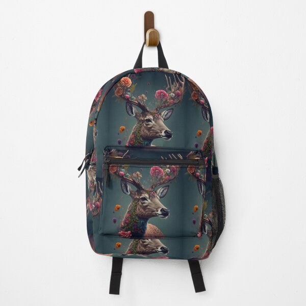 Item preview, Flowery Deer - Magical Design of Nature and Flowers designed and sold by Hipatye26.