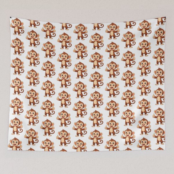 Item preview, Happy Monkey Giving Thumbs Up designed and sold by PriyankaSonara.