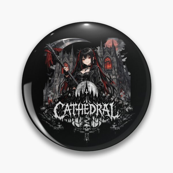 Item preview, Anime Goth Girl CATHEDRAL Scythe designed and sold by GothCatHedral.