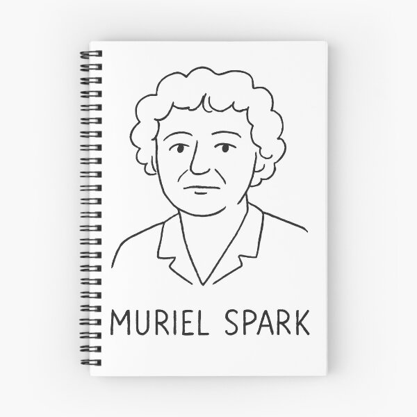 Item preview, Muriel Spark Portrait – Minimalist Black and White Line Art Illustration, Monochrome Literary Tribute designed and sold by Artsy-With.