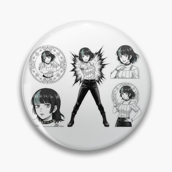 Item preview, Aesthetic Manga Girl - Screentone Sticker Set designed and sold by ahabboud.