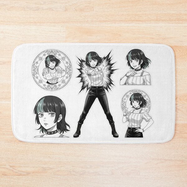 Item preview, Aesthetic Manga Girl - Screentone Sticker Set designed and sold by ahabboud.
