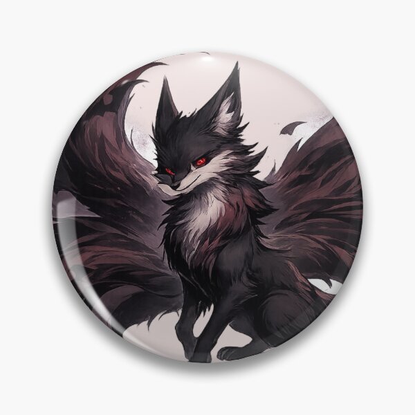 Item preview, Shadow Renard Kitsune Fantasy Illustration designed and sold by THE JIZU SHOP.