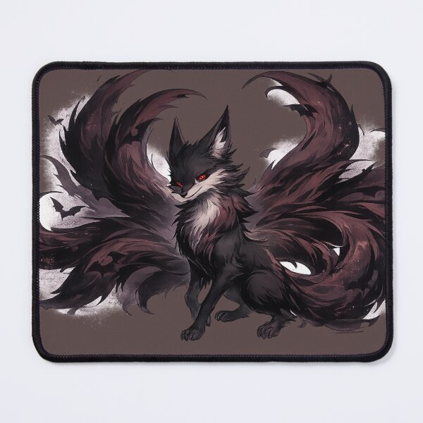 Item preview, Shadow Renard Kitsune Fantasy Illustration designed and sold by THE JIZU SHOP.