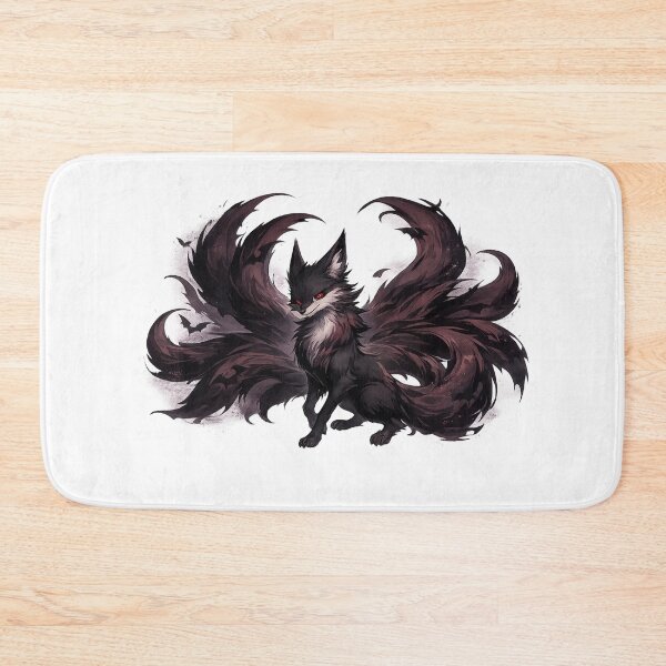 Item preview, Shadow Renard Kitsune Fantasy Illustration designed and sold by THE JIZU SHOP.