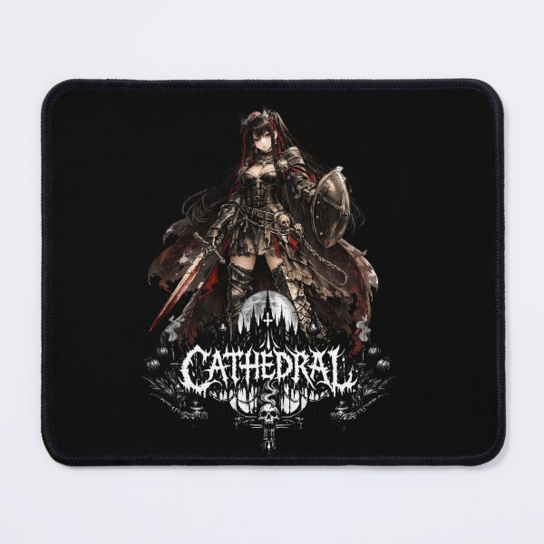 Item preview, Anime Goth Girl CATHEDRAL Warrior designed and sold by GothCatHedral.