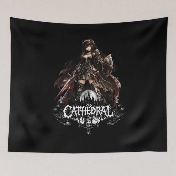 Item preview, Anime Goth Girl CATHEDRAL Warrior designed and sold by GothCatHedral.
