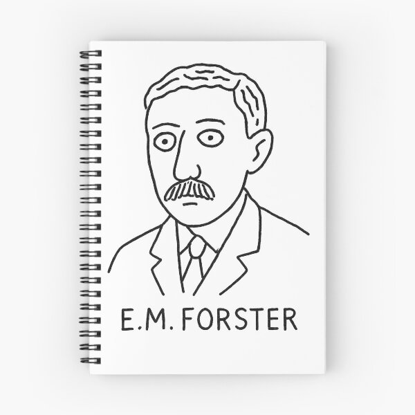 Item preview, E.M. Forster Minimalist Line Art Portrait – Black and White Literary Illustration designed and sold by Artsy-With.