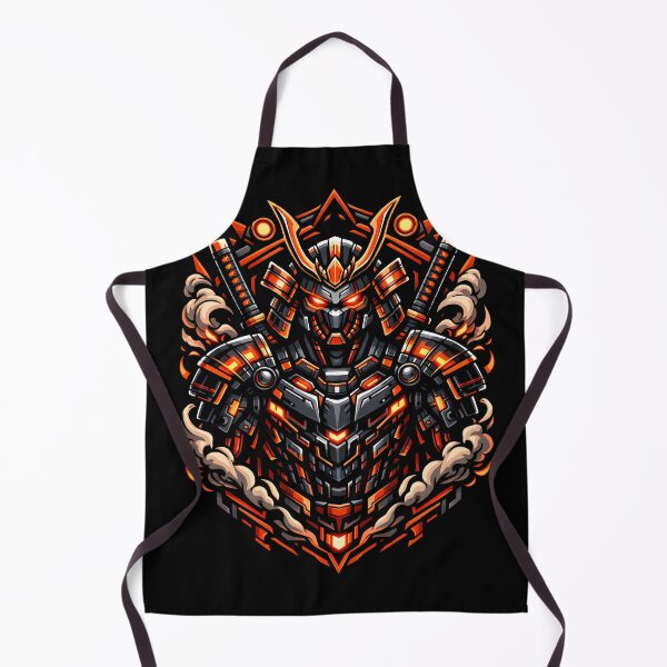 Item preview, Neon Inferno Cyber Samurai designed and sold by ZayCreates.