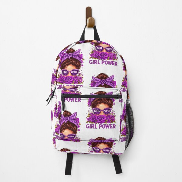 Item preview, Girl Power: Purple Vision – Illustration of Female Empowerment with Glasses and Roses designed and sold by Polarisofficial.