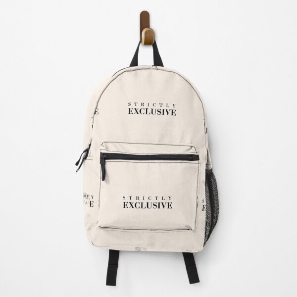 Item preview, Strictly Exclusive™ | Linen - Signature Collection | Minimalist Typography designed and sold by Rasamore™ Studios | Minimalist Art.