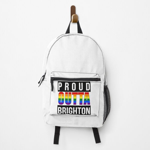 Item preview, Proud Outta Brighton Rainbow Pride – LGBTQ+ Gay Pride Design designed and sold by RomeoSketches.