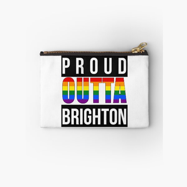 Item preview,  Proud Outta Brighton Rainbow Pride – LGBTQ+ Gay Pride Design designed and sold by RomeoSketches.