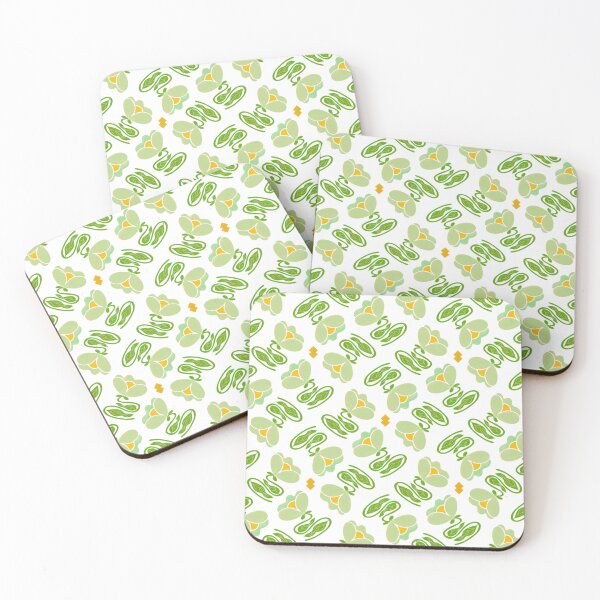 Item preview, Abstract Yellow and Green Floral Design with Mustard Accents designed and sold by Clara Fruggeri.