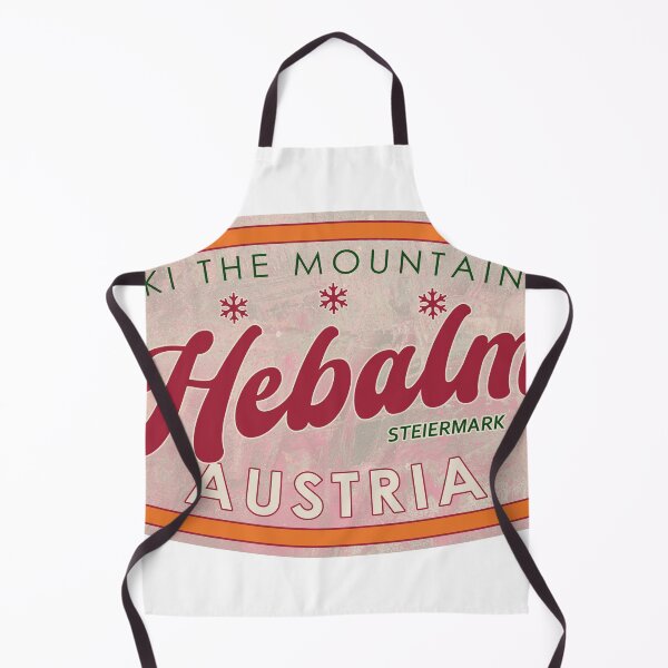 Item preview, Hebalm, Austria, Steiermark, Ski, textured skiing badge designed and sold by Wanderful-roads.