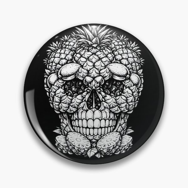 Item preview, Pineapples Skull 90s Graphic Wholesale Produce Salesman Gift Fruit Market designed and sold by faridman.
