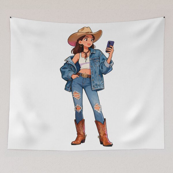 Item preview, Modern Cowgirl Street Style designed and sold by Uglyandcute.