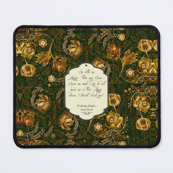 Item preview, Wuthering Heights quote-Emily Bronte- love quote-yellow flowers designed and sold by FanitsaArt.